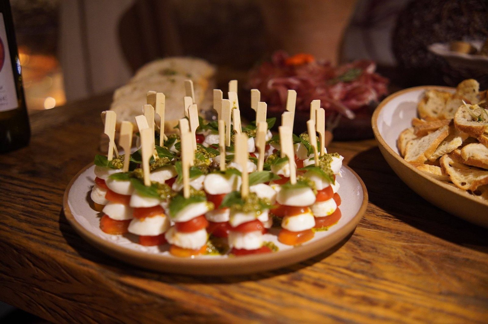 Canapés servidos